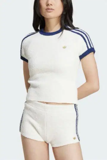 adidas 프리미엄 풀 패션 니트 T셔츠
