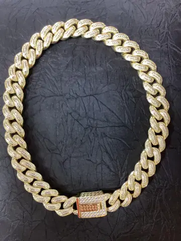 KING ICE 골드 체인 목걸이