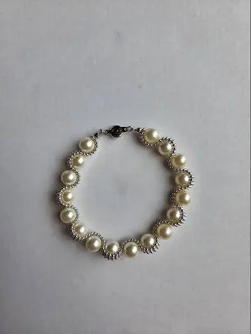 펄 디자인 팔찌