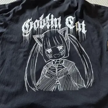 Goblin Cat 티셔츠 블랙