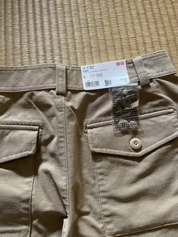 UNIQLO 저지 와이드 레그 팬츠 32 BEIGE L 사이즈