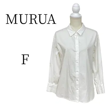 MURUA 무루아 화이트 긴팔 셔츠 블라우스 FREE SIZE