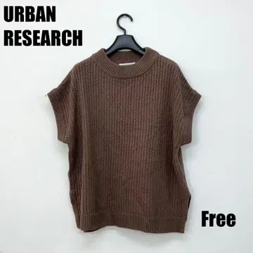 0367M URBAN RESEARCH 슬리브리스 스웨터 여성