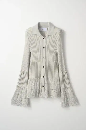 MURRAL Emerge flower knit shirt cardigan