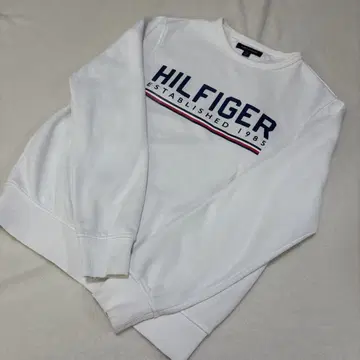 TOMMY HILFIGER 화이트 맨투맨