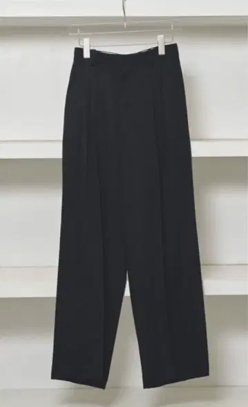 투데이풀 Tuck Wide Trousers 블랙 36