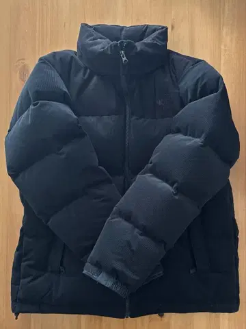 THE NORTH FACE 블랙 다운 자켓 코듀로이