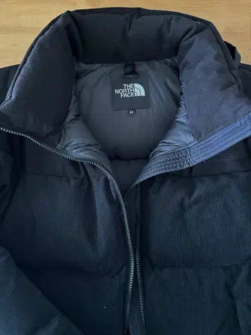 THE NORTH FACE 블랙 다운 자켓 코듀로이