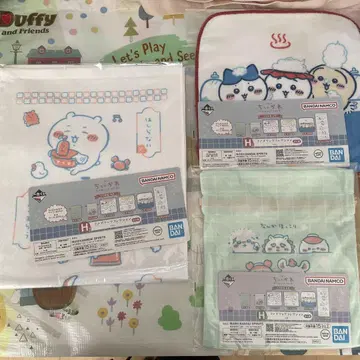 치이카와 제일복권 H상 패브릭 컬렉션 타월 복주머니