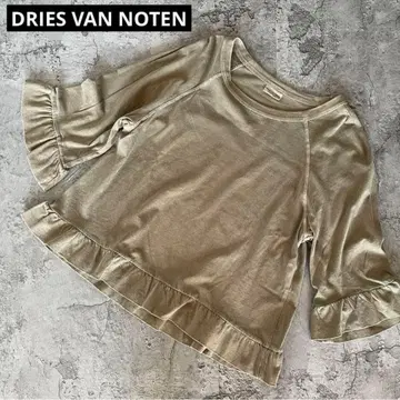DRIES VAN NOTEN 드리스반노튼 프릴 긴팔 티셔츠