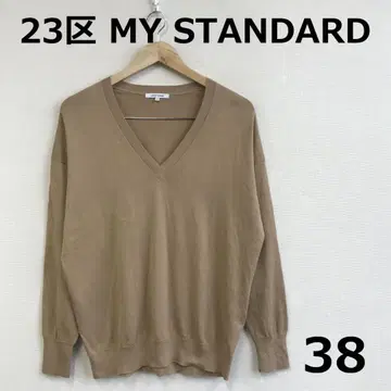 H1006A16 [ MY STANDARD ] 실크 혼방 V넥 니트