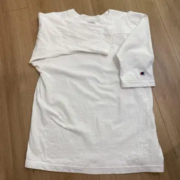 Champion T1011 풋볼 셔츠 화이트 M