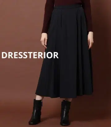 DRESSTERIOR 이지 허리 턱 플레어 스커트 38