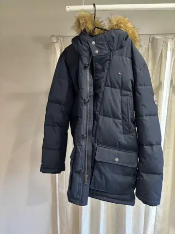 TOMMY HILFIGER 네이비 다운 자켓 M