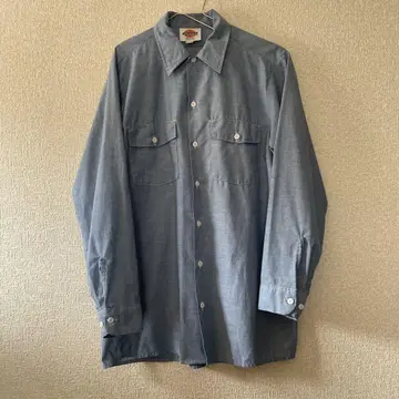80's Dickies chambray shirt 15-15 1/2