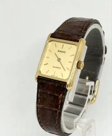 RADO 라도 133.5297.2 골드 쿼츠 손목시계 배터리 새상품