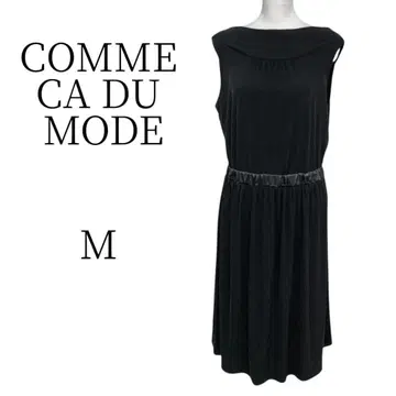 새상품급 COMME CA DU MODE 꼼사데모드 슬리브리스 원피스 M