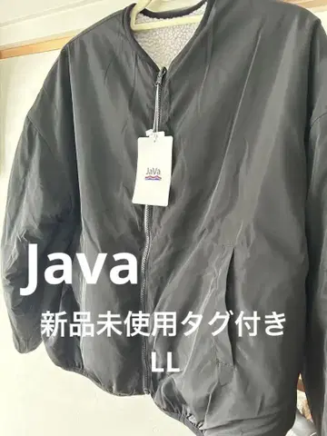JaVa 리버서블 자켓 블랙 그레이