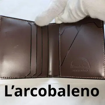 L'arcobaleno 이단 접이식 지갑/카드 케이스