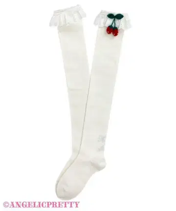Angelic Pretty 오메카시 Berry 니트 오버니삭스