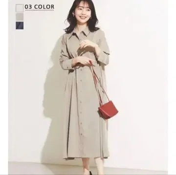 [ 새상품급 ] 베이스먼트 온라인 셔츠 원피스