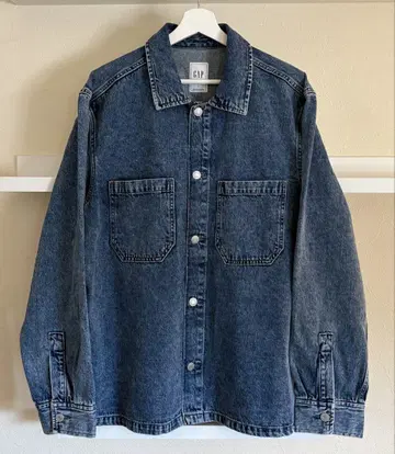 GAP 갭 데님 오버 셔츠 자켓 사이즈 L