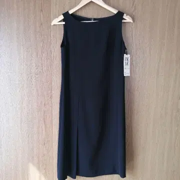 MICHEL KLEIN 블랙 슬리브리스 원피스 38