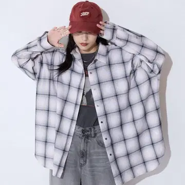 JEANASIS 체크 셔츠