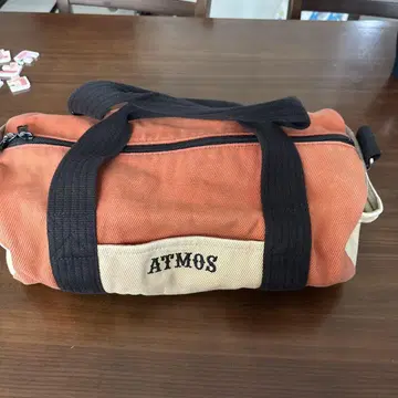ATMOS 드럼 백 오렌지 베이지