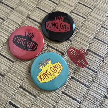 KING GNU 핀 배지 4개 세트