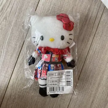 산리오 헬로키티 키티전 마스코트 홀더 드레스 새상품