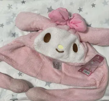 마이멜로디 귀 달린 모자 마이멜로 핑크