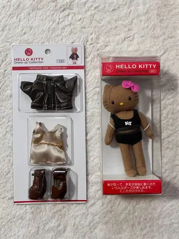 초레어 헬로키티 드레스업 컬렉션 갱글로 일광화상 갸루 발길이