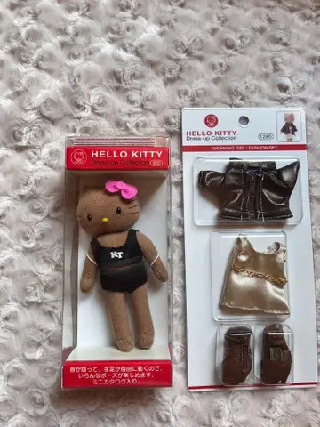 초레어 헬로키티 드레스업 컬렉션 갱글로 일광화상 갸루 발길이