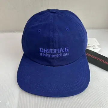 미사용 새상품 브리핑 BRIEFING 골프 캡 파랑