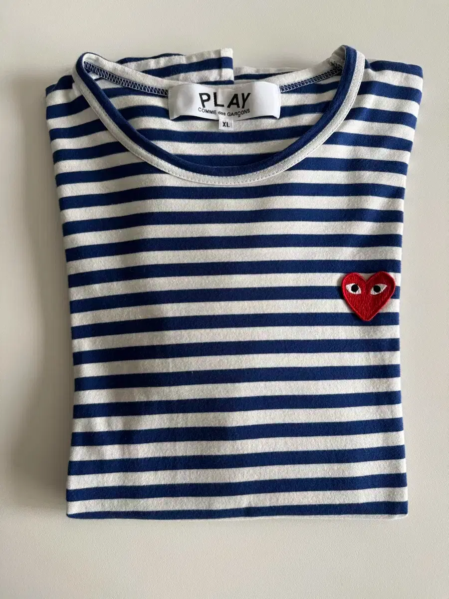 Comme des Garçons Play Stripe T-shirt XL