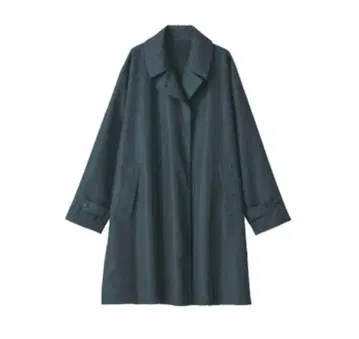워크맨 심리스 오버 스테인 코트 고발수 레인코트
