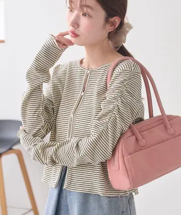 카스타네 서멀 퍼프 가디건