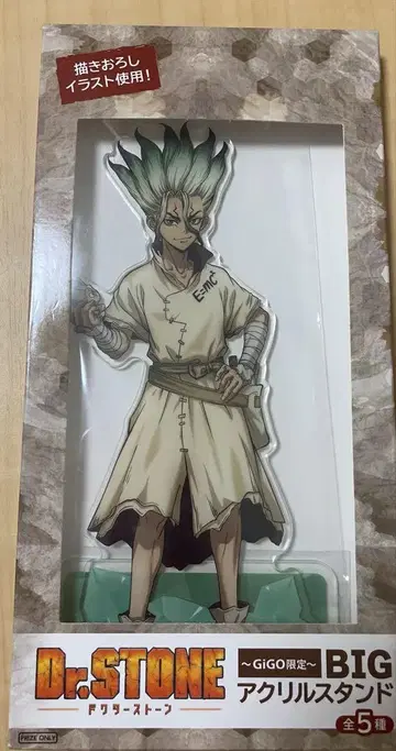 Dr.STONE BIG 아크릴 스탠드 이시가미 센쿠 GIGO 한정판