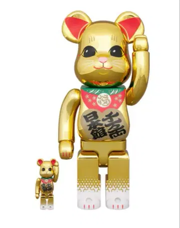 베어브릭 오사카 만박 일본관 마네키네코 100% & 400%
