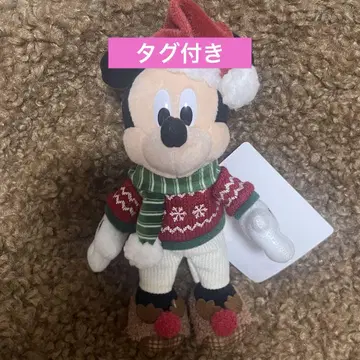 미키 크리스마스 2024 바 인형 배지