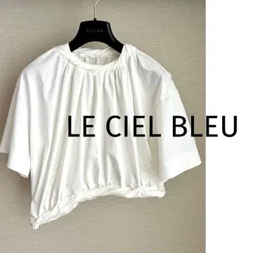 LE CIEL BLEU 르쉘블루 컬업T 사이즈 36 화이트