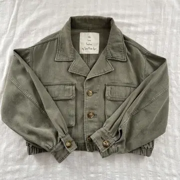 SeaRoomlynn F 사이즈 데님 자켓 모스그린
