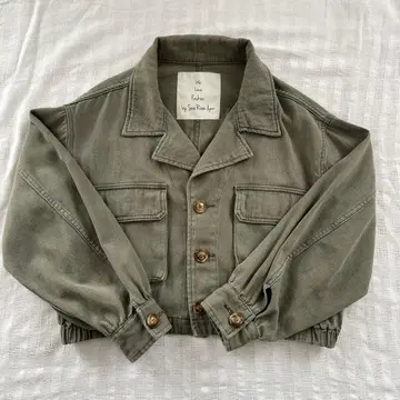 SeaRoomlynn F 사이즈 데님 자켓 모스그린