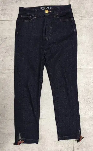 BLUE LABEL CRESTBRIDGE 다크 데님 스트레이트 팬츠