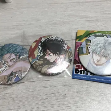 사카모토 데이즈 컬렉션 캔뱃지 나구모 아카오 리온 슬러