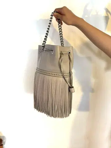 J&M DAVIDSON 프린지 카니발 미디움 라이트 그레이