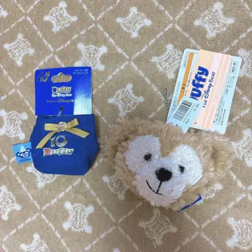도쿄 디즈니 리조트 더피 봉제 인형 거울 더플백