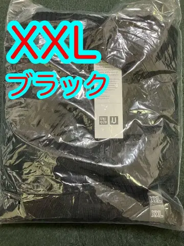 유니클로 U 메리노 블렌드 하이넥 가디건 블랙 XXL 유니클로 유