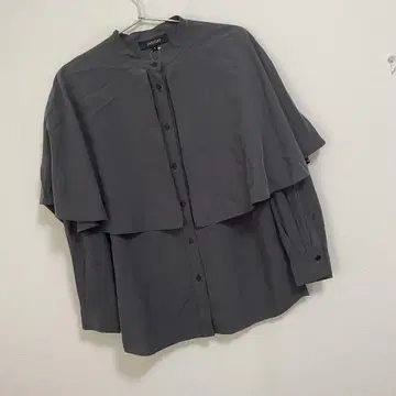 언타이틀 [화려한 상의/세탁 가능] 케이프 디자인 블라우스 27